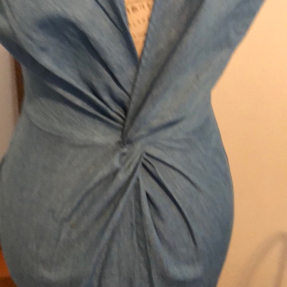 •Closeout• Chambray Midi Dress - Picture 5 of 5